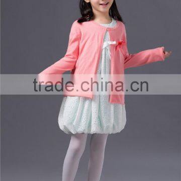 2014 latest autumn winter korea girls children pink cardigan