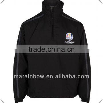 Lightweight microfleece golf Jacket custom made in UK,voiceless windshirts top, windbreaker for golf clothing