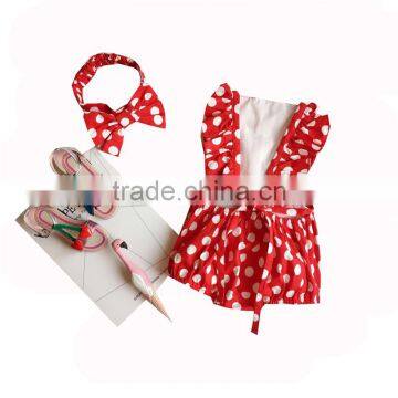 Wholesale Bonds Baby Clothes Polka Dot Jumpsuit Baby Girl Romper Flutter Shoulder Straps Adjustable Infant Clothing photo-2