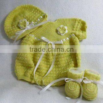 Handmade Crochet Baby Dress photo-5