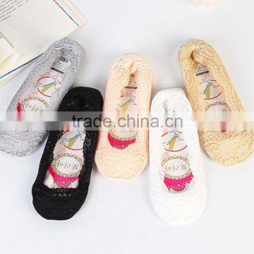 Zm40577b Wholesale Summer Women Lace Low-cut Liners Socks photo-2