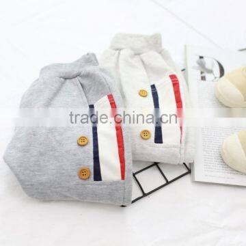 Spring Boy Pants Children Stripe Cotton Stretch Pants Haren All-match Trousers photo-2