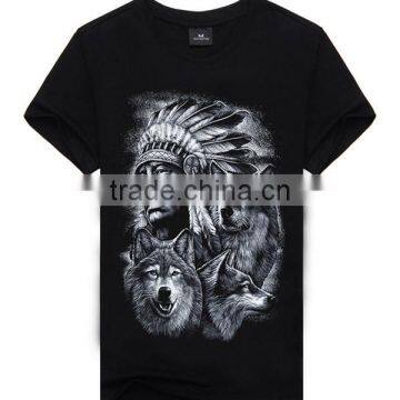 China Clothing Factory Custom Polyester Sport Men 3D Printing T Shirt photo-5