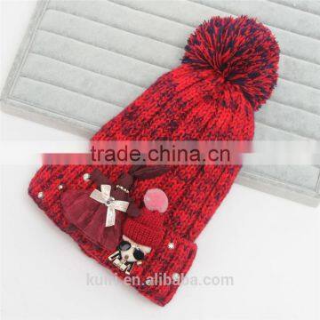 Beanie Winter Kniting Hat With Ball Hip Hop Dancing British Flag Stars Unisex Men Womens Beanies Accessories photo-6