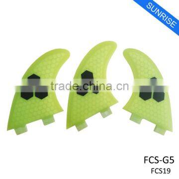 Surfing Quilhas Blue Fiberglass Fin G5 Fiber Fin Surfboard Barbatanas de Surf photo-3