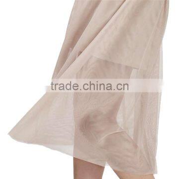 2017 OEM Spring Semi Persperctive Tulle Nude Prom Ladies Skirt photo-2