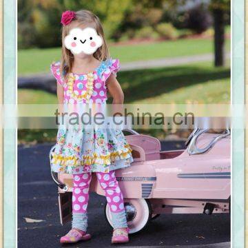 2017 spring childrens clothing polka dots easter boutique clothing kids clothing wholesale