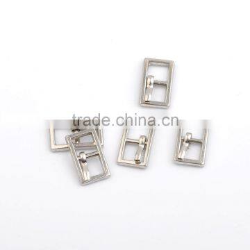 Metal Small 6mm Shoe Buckle With Pin Alloy Sandal Buckle Silver Nickle for Doll, Wallet BK-054 photo-3