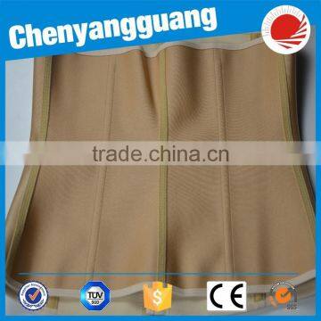 CYG-beige Waist Trainer 4 Steel Bones Waist Belt photo-6