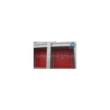 Insulated Red Industrial Sectional Door Finger Protection Panel