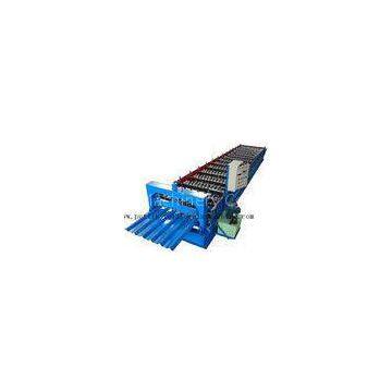 PLC Steel Metal Roof Panel Roll Forming Machine , Roofing Sheet Roll Former 5 Ton