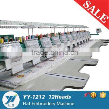 YINGYING 12heads Flat computer embroidery machine