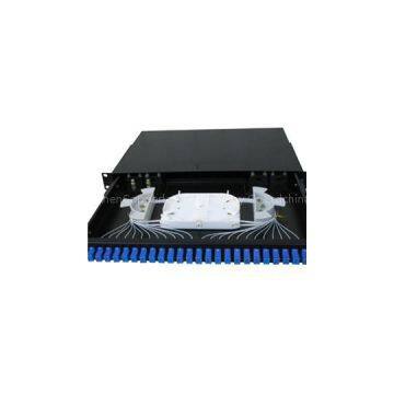 SC Type 24Port 19 Inch 1U Rack Mounted Fiber Optic Patch Panel(Drawer Style, FC/ST）