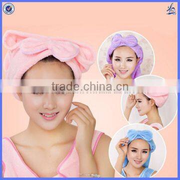 Super absorbent and Fast drying microfiber hair turban towel