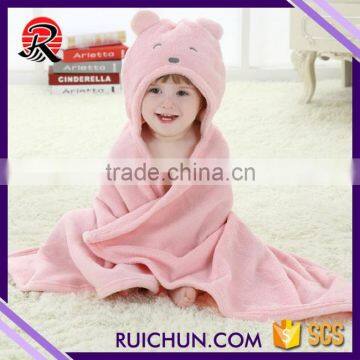 Customized Bamboo Hooded Baby Bath Towel Set Small Towel