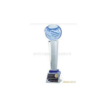 Hot-sell crystal liu li trophy/win cooperation trophy