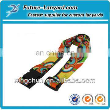 2014 hot selling custom printed suitase strap