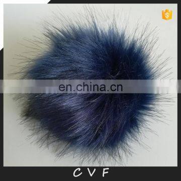 Big faux fox fur pompom fake fur ball accessory handmade wholesale