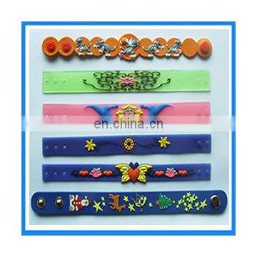 OEM Factory Soft pvc bracelets/ soft pvc wristband/ 3d pvc band