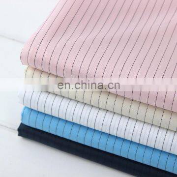 Anti-static gird fabric for cleanroom safety workwear garment