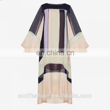 2017 New Arrivals Chinese Clothing Manufacturers Long Sleeve Latest Design Muslim Evening Dress photo-4