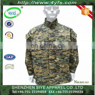 Factory OEM Army Tactical BDU Jungle Digital Camouflage Military Uniform/Battle Dress Uniform