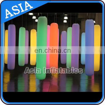 Decorative Inflatable Light Column For Advertising / Inflatable Lighting Tube