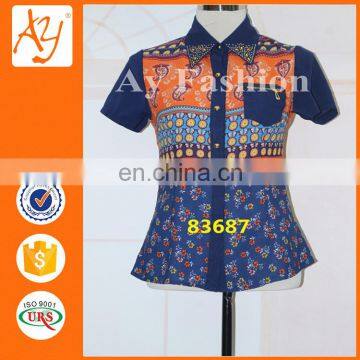 Spot Ladies latest chiffon design tops images