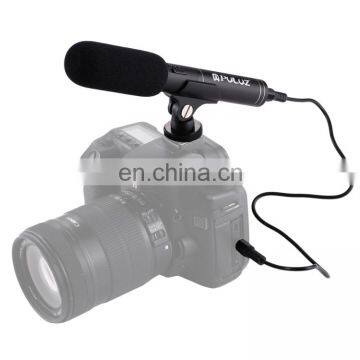 PULUZ Professional Interview Condenser Video Microphone with 3.5mm Audio Cable for DSLR & DV Camcorder