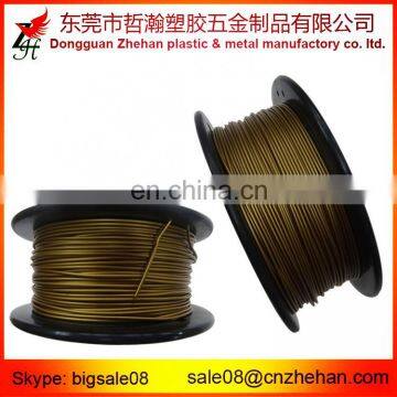 1.75mm/3mm metal 5 colors 3d printer filament aluminium ,brass, copper ,red copper,brozne filaments