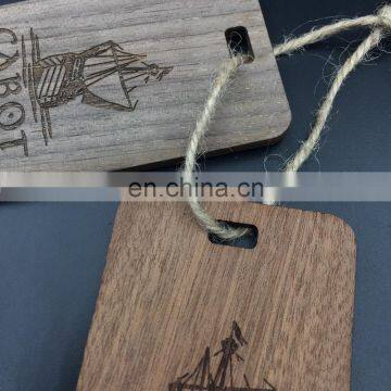 Wooden Tags for Clothing Personalized Wood Hang Tag photo-4