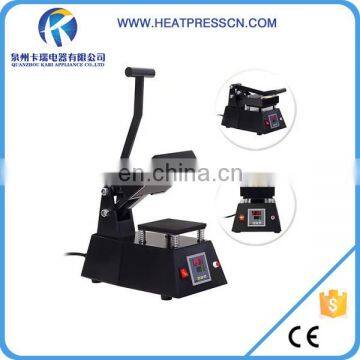 Heat press machine with small sizes heating plate for label printing