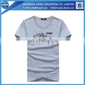 Promotional custom cotton mans sports tshirt with logo