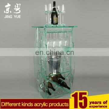 Factory direct pmma plexiglass acrylic wine cup holder