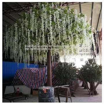 China new design artificial wisteria flower tree for office decoration