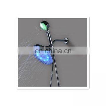 2 In 1 LED 8 Inch Rain Shower Head Massage Handheld Rainfall Shower Combo Set photo-2