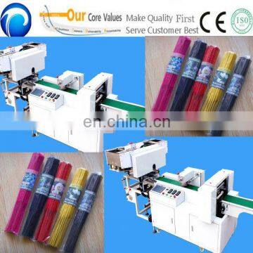 High speed incense sticks counting and packing machine