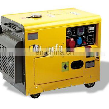 100% Copper Wire 6.5KVA Electric Start Soundproof Diesel Power Generator