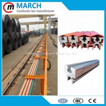 conductor bar rail system crane busbar rail