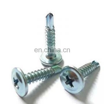 Direct factory sell galvanized  steel wafer head self drilling screw