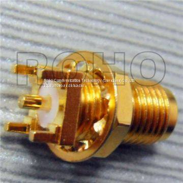 SMA Female Jack Flange Mount RF Coaxial Cable Connector