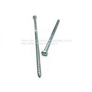 DIN571 M6 M12 Hex Head Wood Screw Fastener photo-3