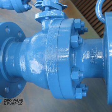 API6D cast steel body floating ball valve