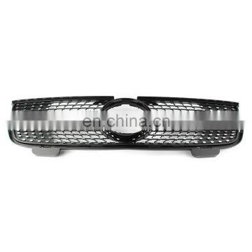 Передний бриллиантовый решетка радиатора черного цвета, подходящий для Mercedes Benz X164 GL-Class 2006 - 2012 годов, из ABS photo-3