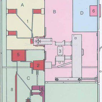 Siemens 8BK81-12 AC Medium Voltage Metal Enclosed Withdrawable Switchgear photo-2