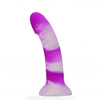 Strap-on Silicone Dildo Simple Silicone Dildo Without BallsSex Adjustable Harness Black Gold Dildo