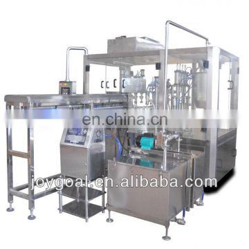 preformed plastic bag filling sealing machine/stand up filling machine