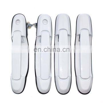 Free Shipping! White 4PCS Exterior Door Handles Front Rear Left Right For Toyota Sienna 98-03