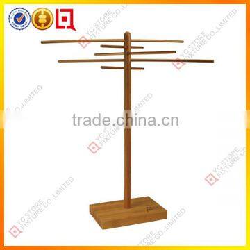 Double side bamboo belt display rack