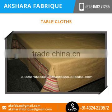 Most Popular Brand 100% Cotton Table Cloth in Customized Pattern